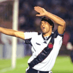 Edmundo, o animal comemorando