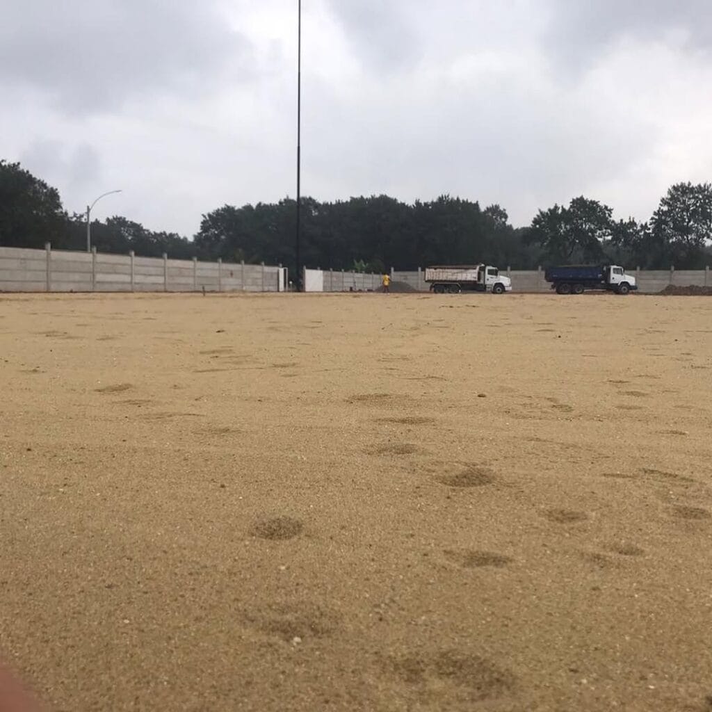 obras no nosso ct, ct do Vasco
